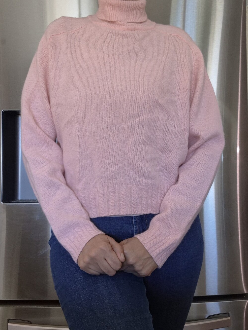 Chaus 70% Lambwool, 20% Angora Rabbit Hair & 10% Nylon Vtg.  Turtleneck Sweater